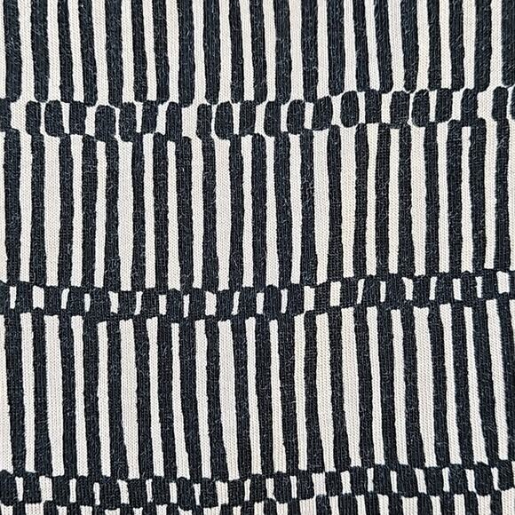 Boden Black & Taupe Geometric Print Cowl Neck 3/4 Sleeve Pullover Top Size 10 - Picture 11 of 16